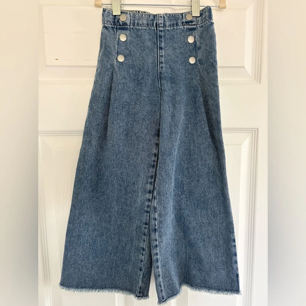 Girl’s H&M Wide Leg Pull-On Trousers